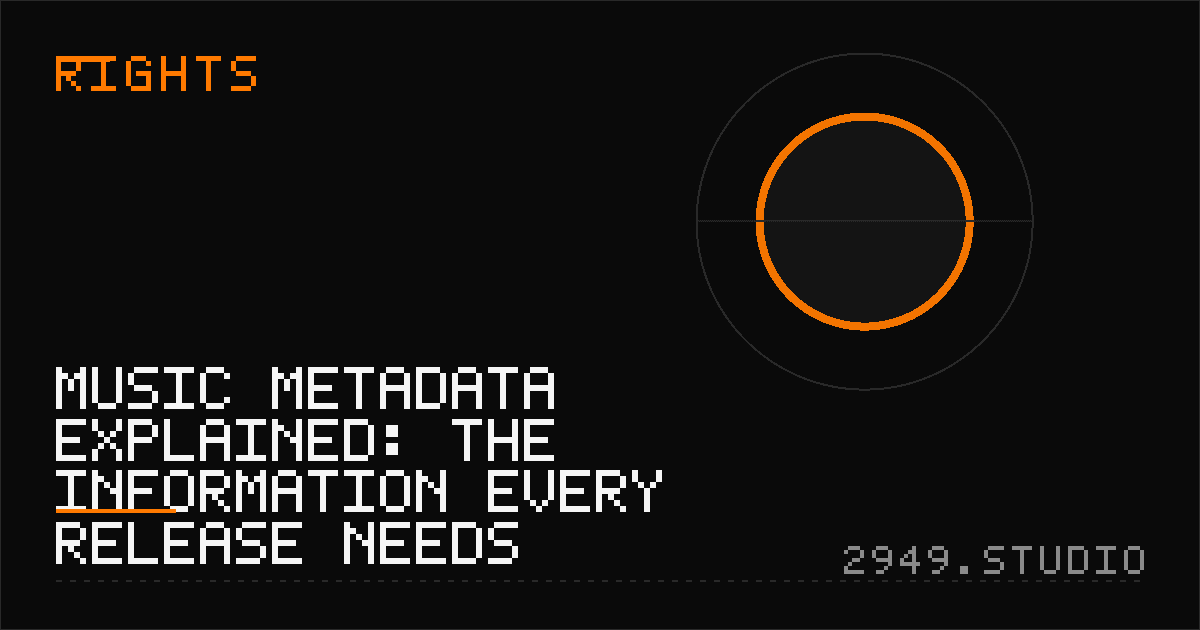 Music Metadata Explained: The Information Every Release Needs