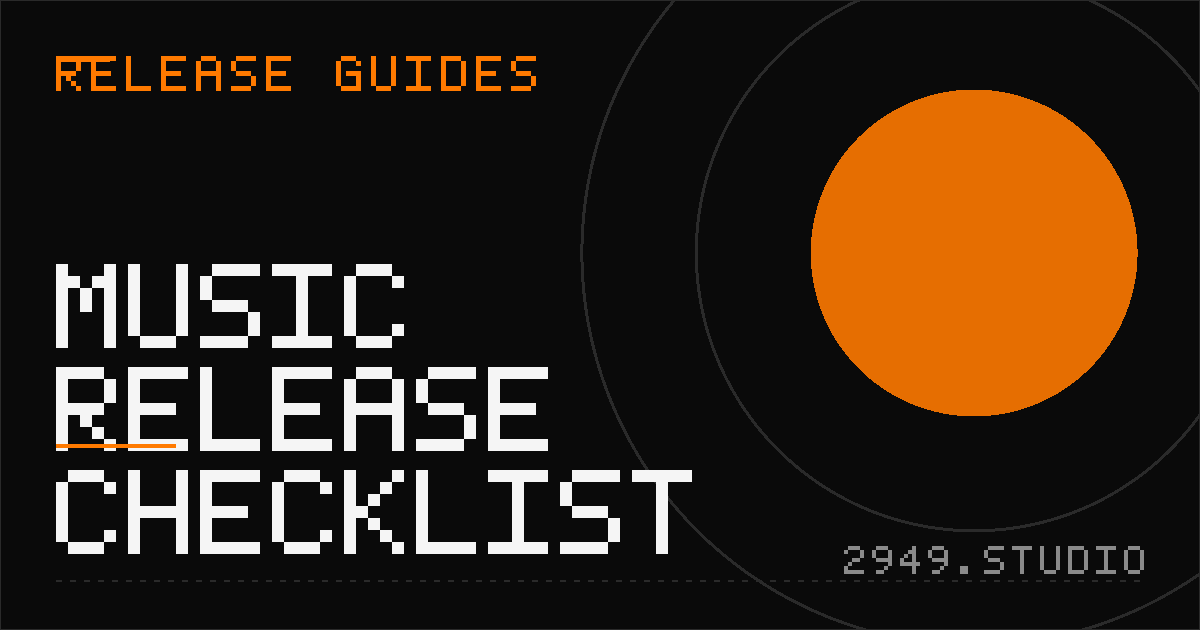 Music Release Checklist