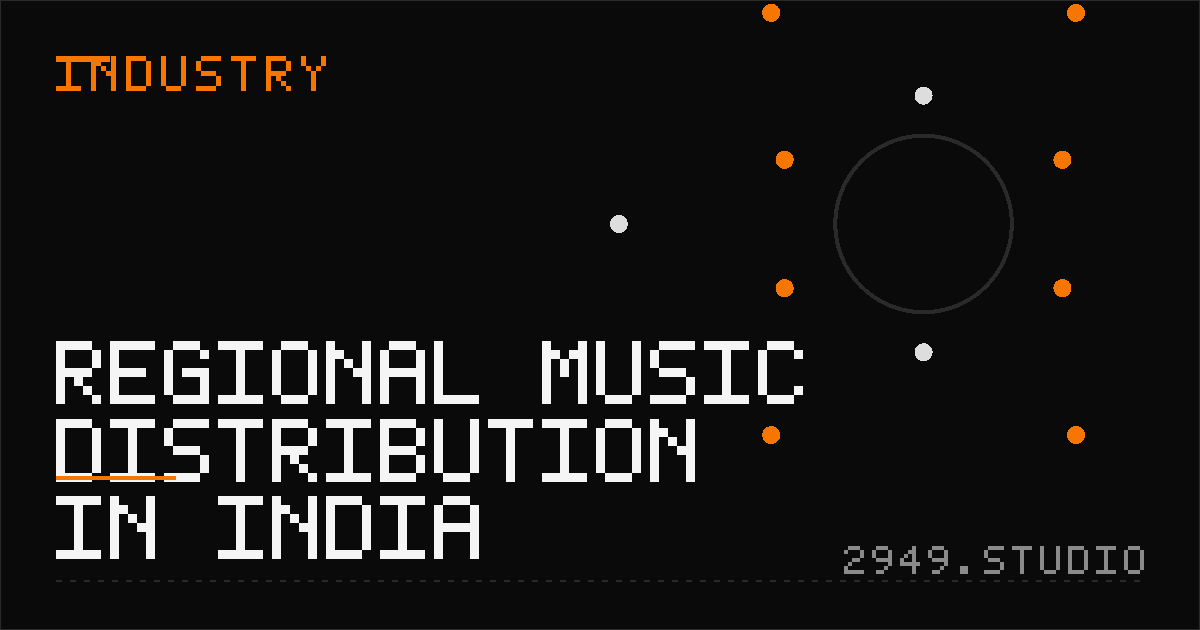 Regional Music Distribution in India